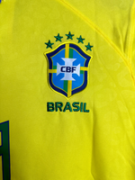 Ronaldo Luis Nazario De Lima Hand Signed Brazil Jersey w/COA