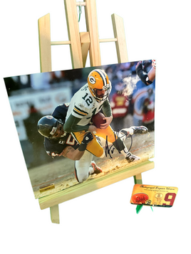 Aaron Rodgers QB Packers Hand 8X10 Photo w/COA