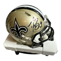 Drew Brees - New Orleans saints Hand Signed Mini Helmet W/COA