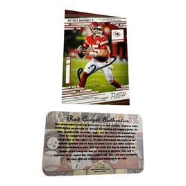 Patrick Mahomes II Hand Signed 2021 Panini Prestige Card # 91 w/ COA