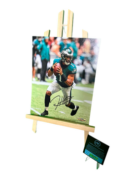 Jalen Hurts Hand Signed Philadelphia Eagles 8x10 Photo W/COA