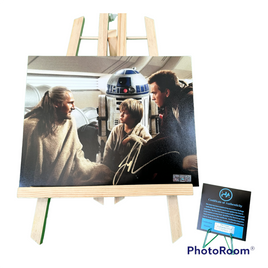 Liam Neeson As "Qui-Gon Jinn" Hand Signed Star Wars Photo W/COA