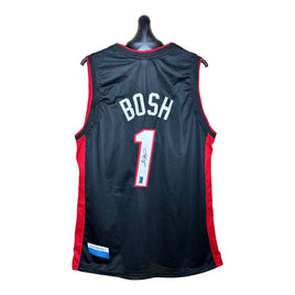 Chris Bosh Hand Signed Miami Heat Home Court Jersey w/COA