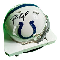 Perris Campbell - Colts Hand Signed Riddell Speed NFL Mini Helmet w/COA