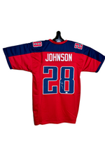 Chris Johnson RB Tennessee Titans Hand Signed Away Red Jersey w/COA JSA