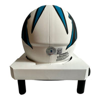 Chubba Hubbard - Carolina panthers Hand Signed Eclipse Mini Helmet W/COA