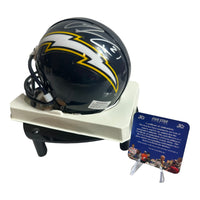 LaDainian Tomlinson - Los Angeles chargers Hand Signed Mini Helmet W/COA