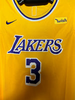 Anthony Davis Hand Signed Lakers NBA Home Court Jersey w/COA