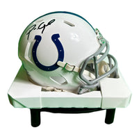 Perris Campbell - Colts Hand Signed Riddell Speed NFL Mini Helmet w/COA