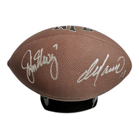 John Elway & Dan Marino - HOF LEGENDS QB Hand Signed Wilson Official Ball w/COA
