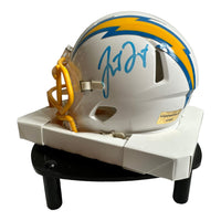 Justin Herbert - Los Angeles chargers Hand Signed Mini Helmet W/COA