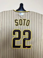 Juan Soto Outfielder of San Diego Padres Hand Signed Home Jersey w/COA