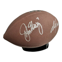 John Elway & Dan Marino - HOF LEGENDS QB Hand Signed Wilson Official Ball w/COA