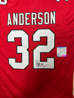 Jamaal Anderson - Atlanta Falcons Hand Signed Home Jersey w/COA