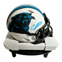 Chubba Hubbard - Carolina panthers Hand Signed Eclipse Mini Helmet W/COA