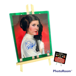 Carrie Fisher Hand Signed Star Wars Princess Leia 8x10 Photo w/COA