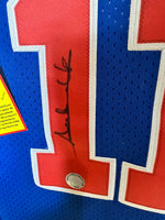 Isiah Thomas - Detroit Pistons Hand Signed NBA Home Court Jersey w/COA