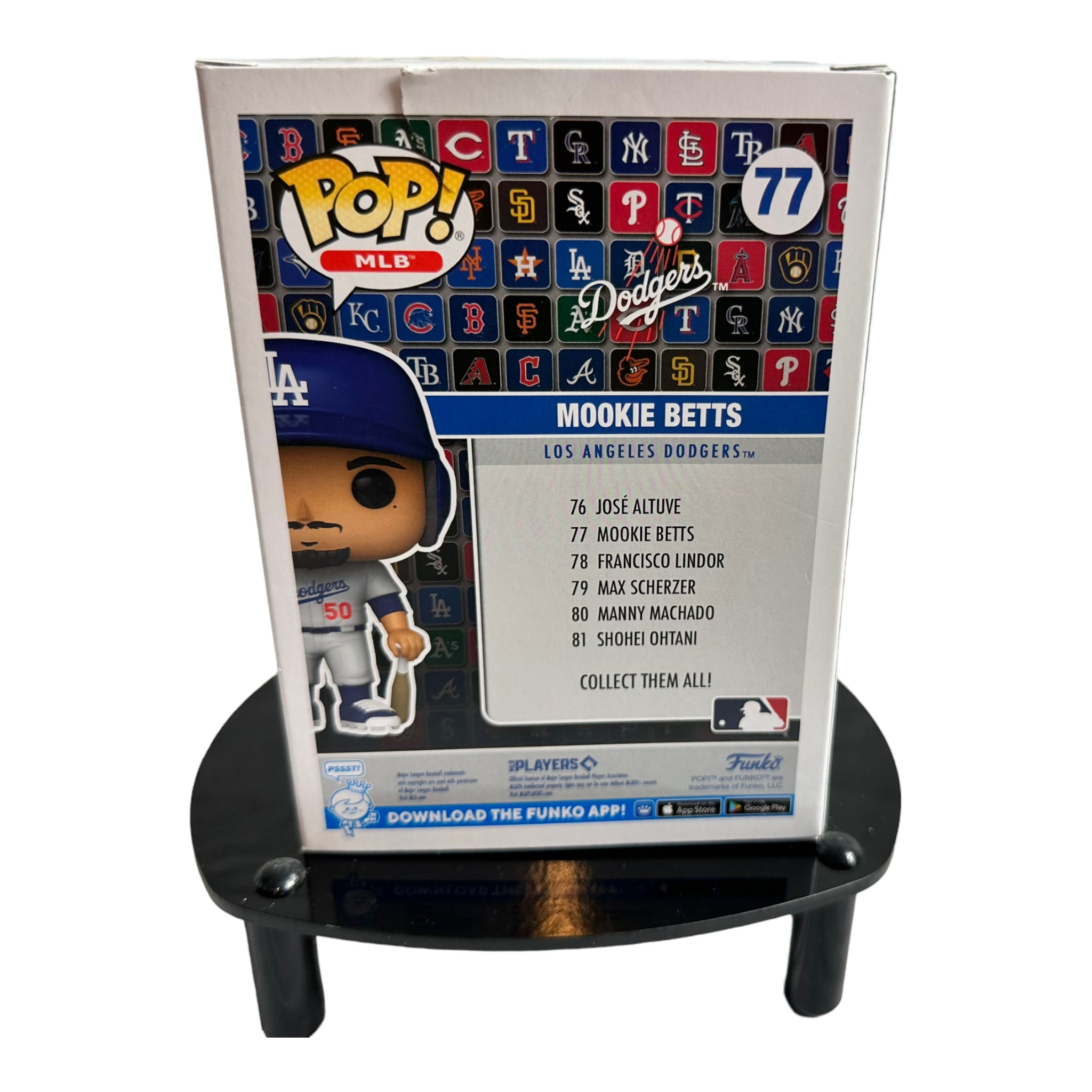 Funko Pop! Sports: Dodgers - Mookie Betts (Alt Uniform) (77) – Inked Gaming