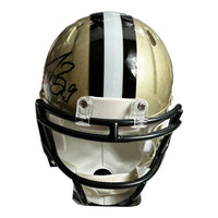 Drew Brees - New Orleans saints Hand Signed Mini Helmet W/COA