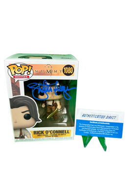 Brendan Fraser Hand Signed " Rick O'Connell" The Mummy Funko Pop w/COA