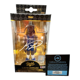 Kawhi Leonard Hand Signed NBA Gold Vinyl Figure Funko w/COA