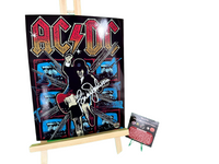 Brian Johnson Hand Signed "AC/DC" Band 8x10 Photo w/COA