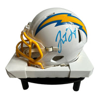 Justin Herbert - Los Angeles chargers Hand Signed Mini Helmet W/COA