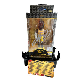 Lebron james "King" Hand Signed NBA Gold Vinyl Figure Funko w/COA