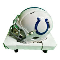 Perris Campbell - Colts Hand Signed Riddell Speed NFL Mini Helmet w/COA