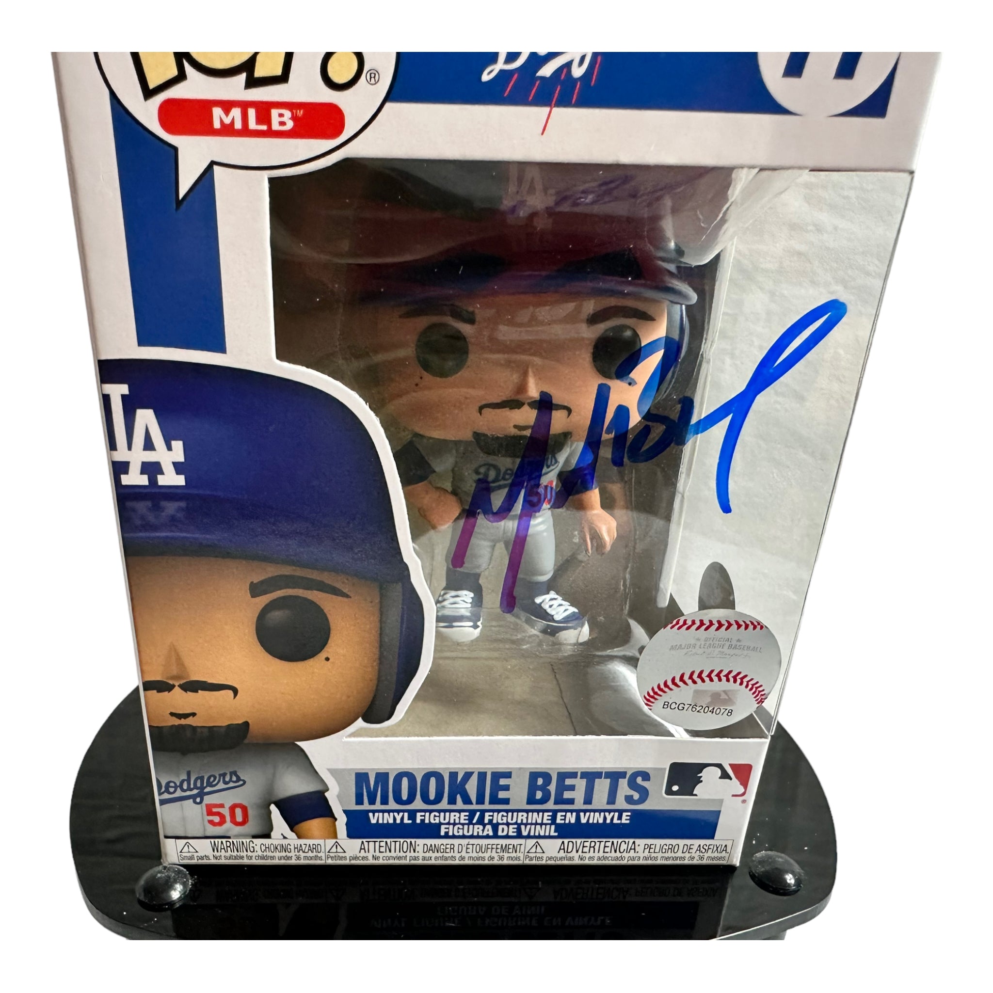 Mookie Betts Los Angeles Dodgers Signed Autographed MLB FUNKO POP