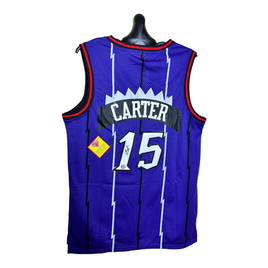 Vince, Carter Hand Signed Raptors Home Court Jersey w/COA