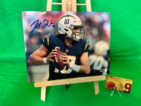 Justin Herbert Hand Signed Chargers 8x10 Photo W/COA