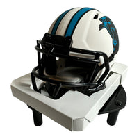 Chubba Hubbard - Carolina panthers Hand Signed Eclipse Mini Helmet W/COA