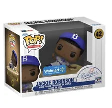 LA DODGERS JACKIE ROBINSON PLATE SLIDE  WALMART EXCLUSIVE POP # 42